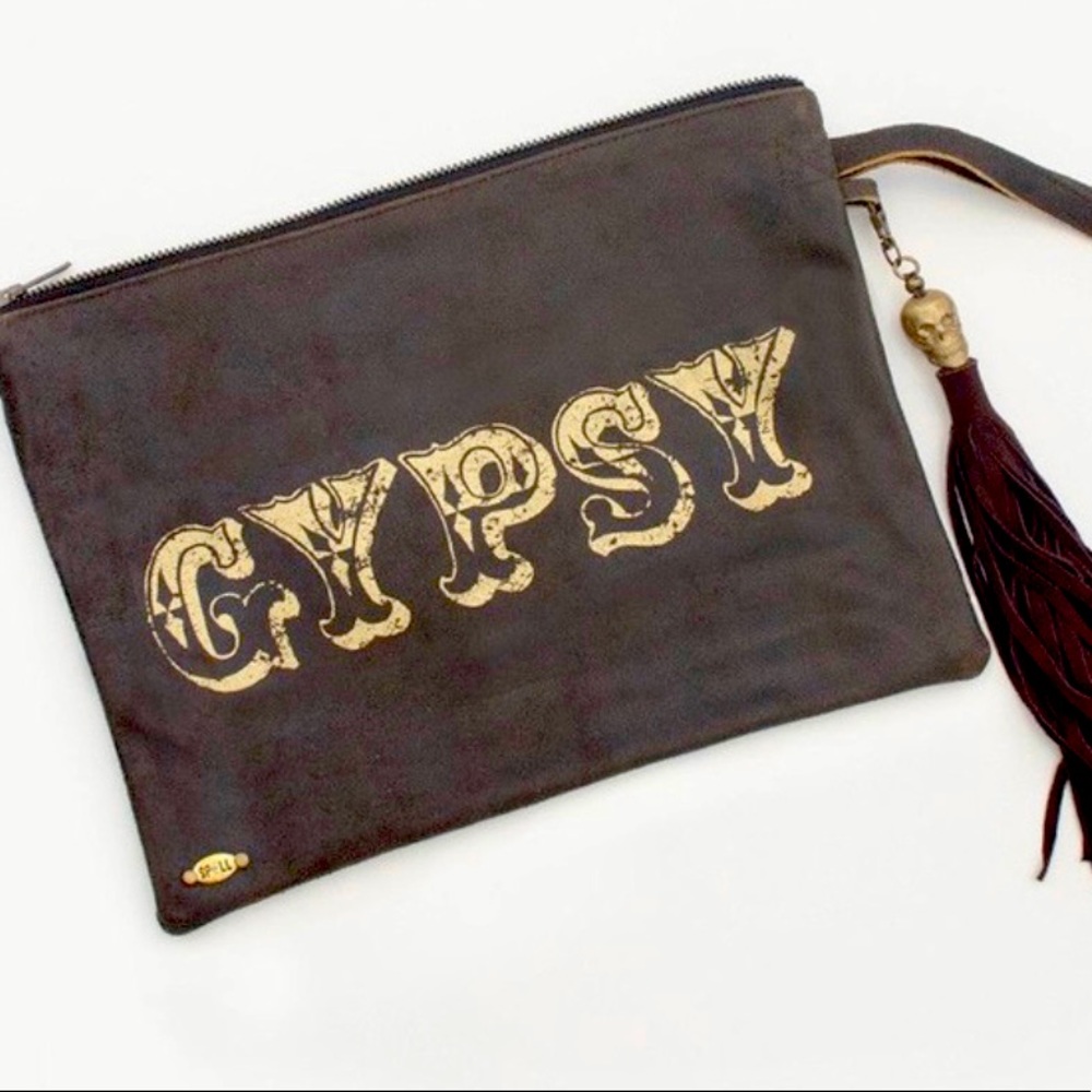 Spell & The Gypsy Collective / Spell Designs Brown GYPSY clutch